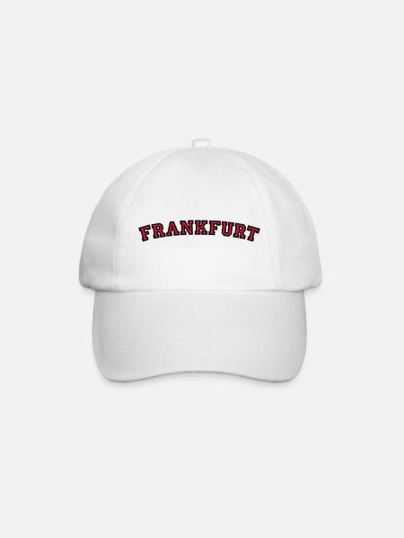 Frankfurt College Style - Baseball Cap - white/white