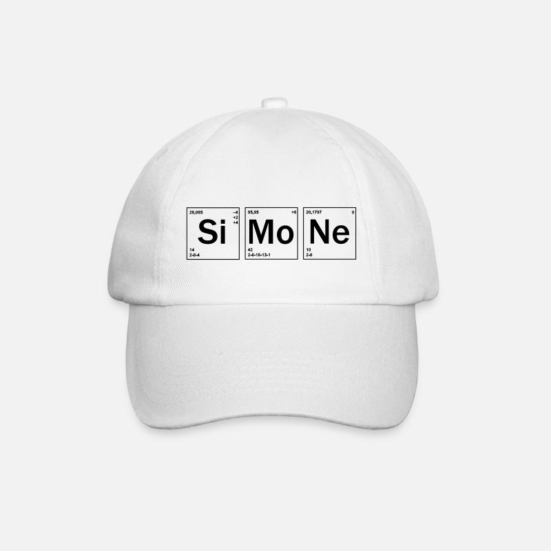 Simone - Baseballkappe - Weiß/Weiß
