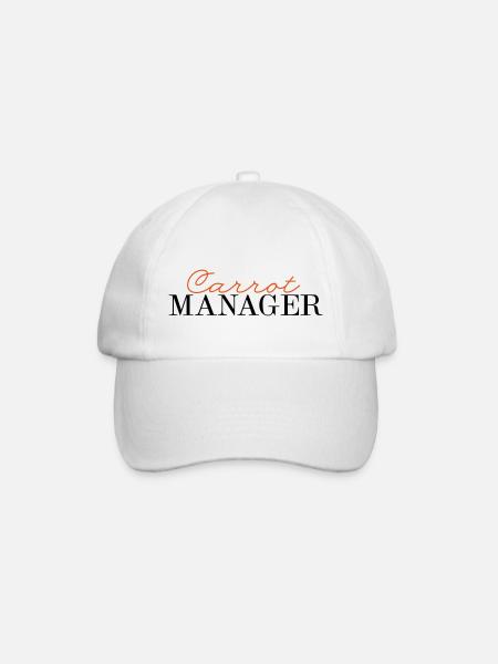 Carrot Manager 2C - Baseballkappe - Weiß/Weiß