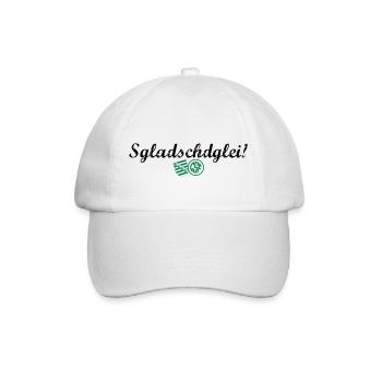 Sgladschdglei - Baseballkappe - Weiß/Weiß - Vorne