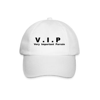 Very Important Parrain - VIP - Casquette classique - blanc/blanc - Devant