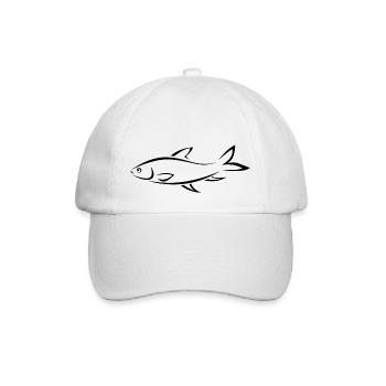 fish319 - Baseballkappe - Weiß/Weiß - Vorne