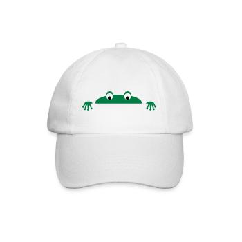 Frog face - Casquette classique - blanc/blanc - Devant