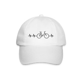 Fahrrad - Baseballkappe - Weiß/Weiß - Vorne