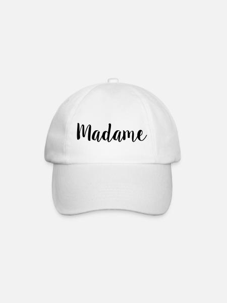 Madame simple - Casquette classique - blanc/blanc