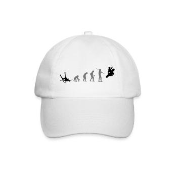 boarders evolution - Baseballkappe - Weiß/Weiß - Vorne