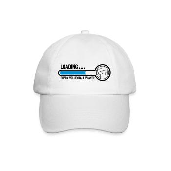 Volleyball Ladesuper Spieler1 - Baseballkappe - Weiß/Weiß - Vorne