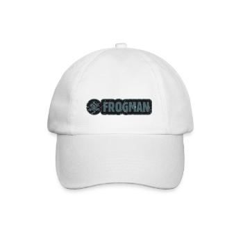 FROGMAN BLUE plongée sous marine - Casquette classique - blanc/blanc - Devant