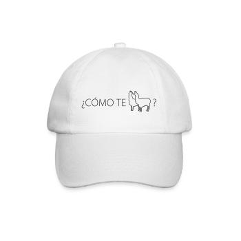 ¿COMO TE LLAMAS? - Baseball Cap - white/white - Front