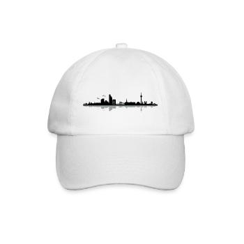 Dusseldorf Skyline - Baseball Cap - white/white - Front