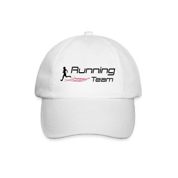 équipe de course - Casquette classique - blanc/blanc - Devant