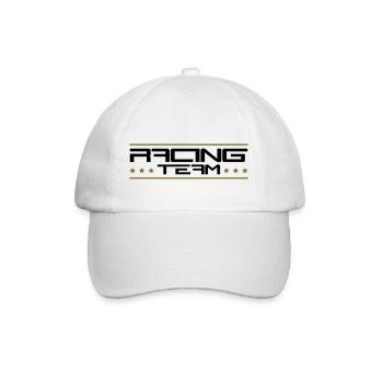 Racing Team - Baseball Cap - white/white - Front