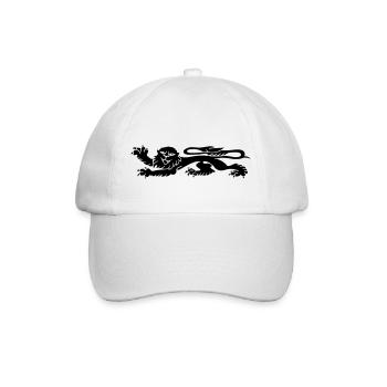 lion - Baseball Cap - white/white - Front