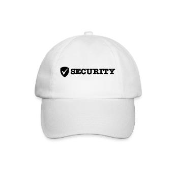 security - Baseball Cap - white/white - Front