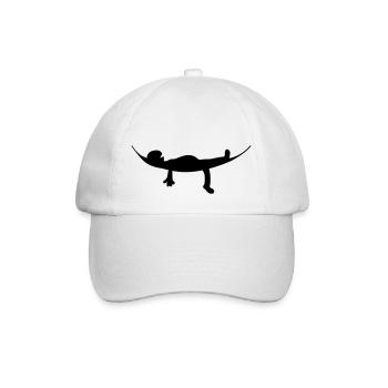 Hammock sleep cozy holiday chill - Baseball Cap - white/white - Front