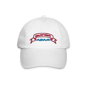 SUPER ADAM - Casquette classique - blanc/blanc - Devant