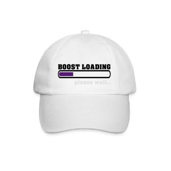 Boost Loading Please Wait - Baseballkappe - Weiß/Weiß - Vorne