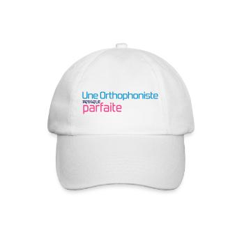 Orthophoniste / Orthophonie / Docteur / Médecin - Baseball Cap - white/white - Front