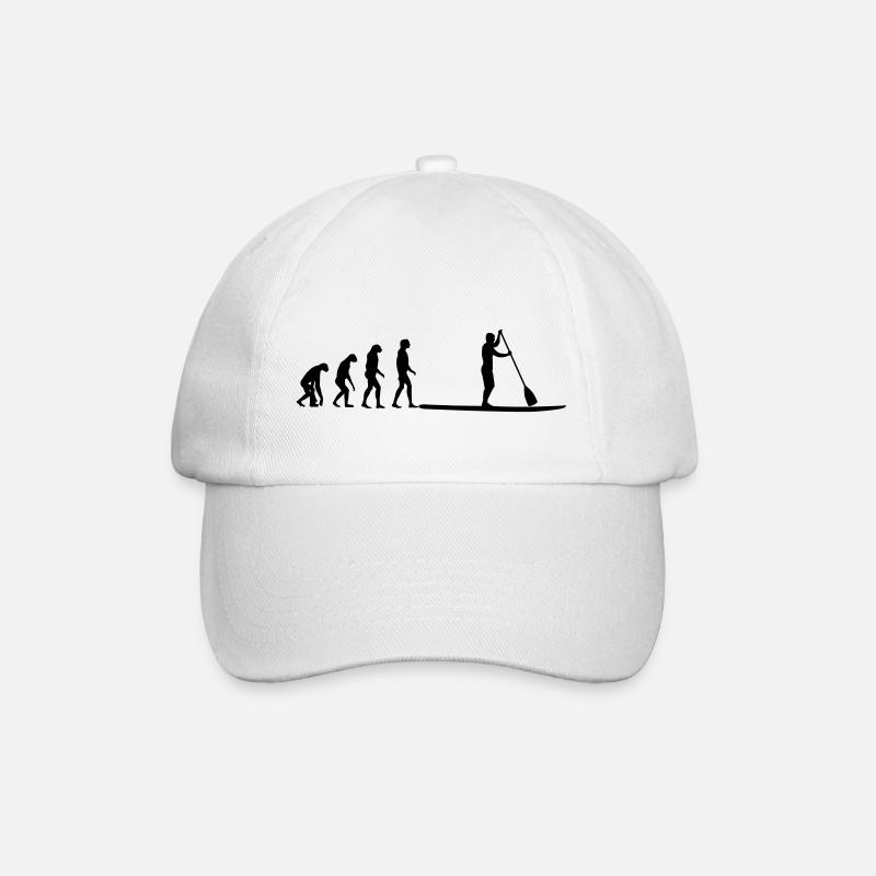 SUP evolution - levée Paddeling - sports nautiques - Casquette classique - blanc/blanc
