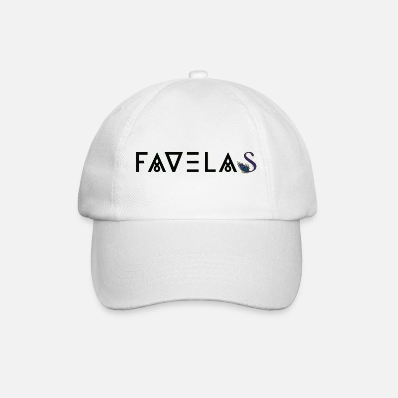 FAVELAS | Imprimé de style latino - Casquette classique - blanc/blanc