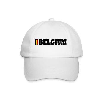 Belgique - Casquette classique - blanc/blanc - Devant