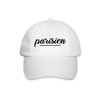 Paris - parisien - Casquette classique - blanc/blanc - Devant