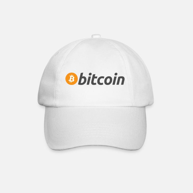 Bitcoin - Baseballkappe - Weiß/Weiß