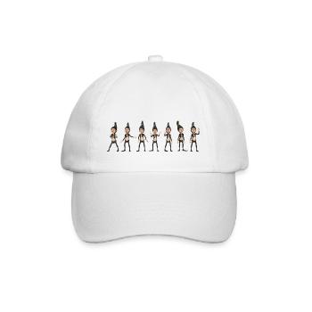 Sieben Zwerge - Baseballkappe - Weiß/Weiß - Vorne