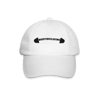La musculation - Casquette classique - blanc/blanc - Devant