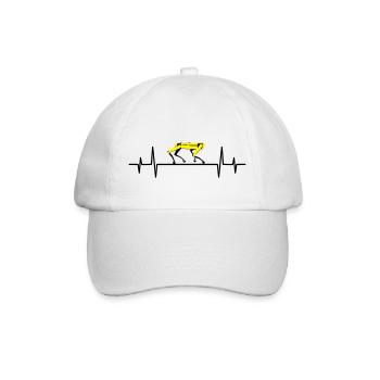 Heartbeat Spot Robot Dog Boston Dynamics Yellow - Baseball Cap - white/white - Front