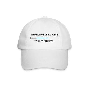 HUMOUR GEEK - Casquette classique - blanc/blanc - Devant