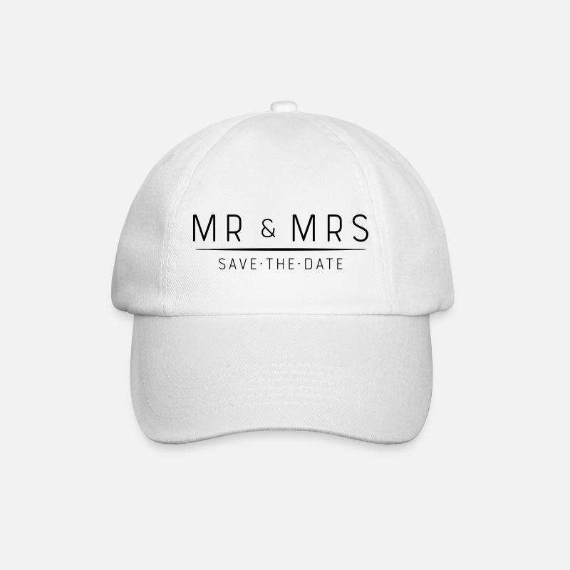 Mr and Mrs - Casquette classique - blanc/blanc
