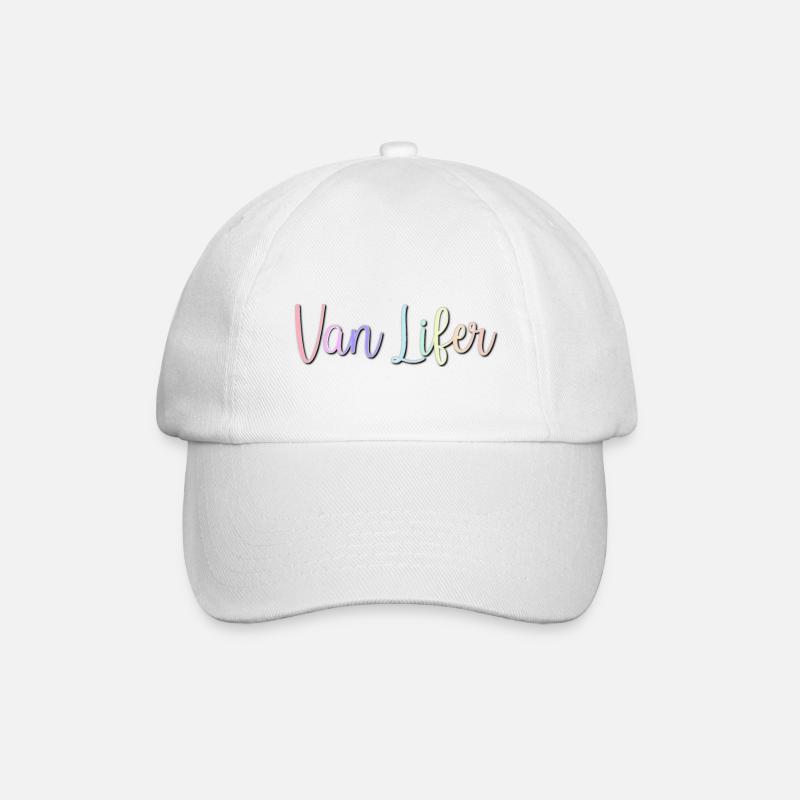 VAN LIFE VANLIFER NOMADS - Casquette classique - blanc/blanc