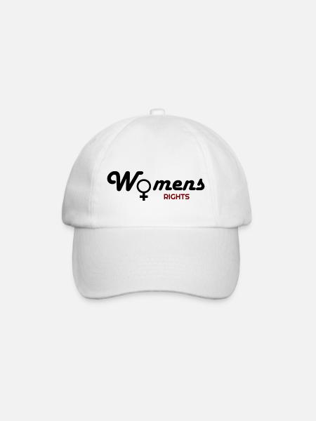 droits des femmes, femmes, droits des femmes Hoodies, femme - Casquette classique - blanc/blanc