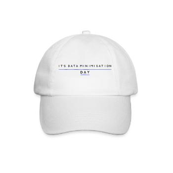 Data Minimisation day - Casquette classique - blanc/blanc - Devant