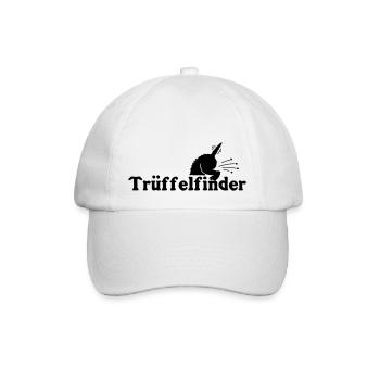 Trüffel6 1 - Baseballkappe - Weiß/Weiß - Vorne