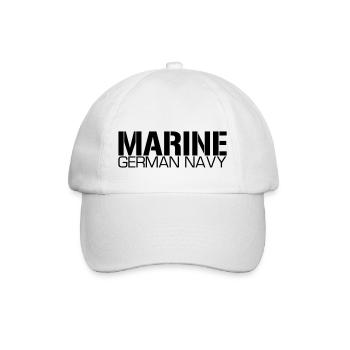 Marine - Marine allemande - Casquette classique - blanc/blanc - Devant
