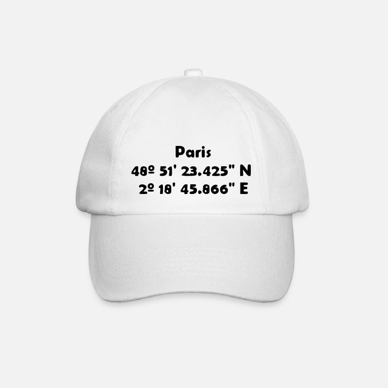 Paris (Paris) - Casquette classique - blanc/blanc