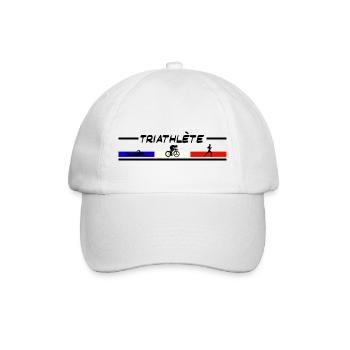 triathlète - Casquette classique - blanc/blanc - Devant