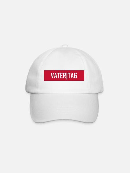 Vatertag - Baseballkappe - Weiß/Weiß