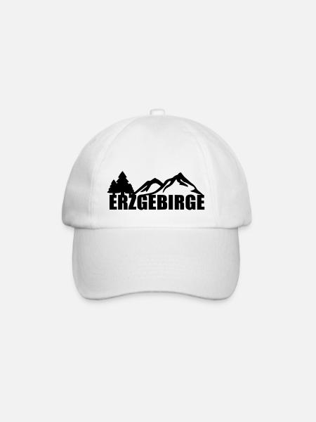 Erzgebirge - Baseballkappe - Weiß/Weiß