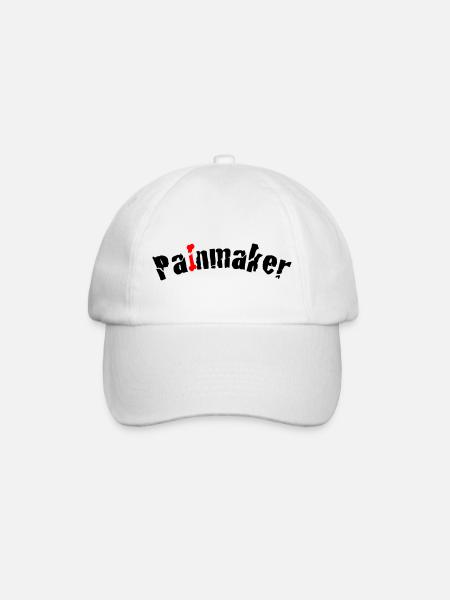 Painmaker aka Physiotherapist - Baseball Cap - white/white
