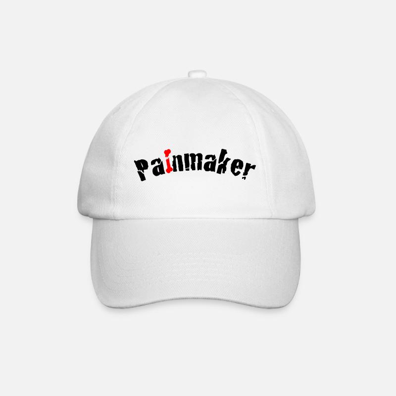 Painmaker aka Physiotherapist - Baseball Cap - white/white