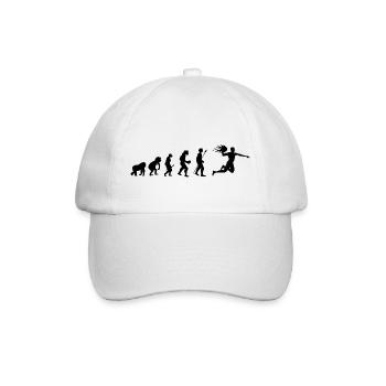 Handball évolution idée cadeau - Casquette classique - blanc/blanc - Devant