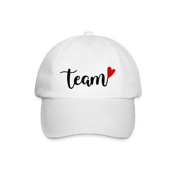 Team - Baseball Cap - white/white - Front