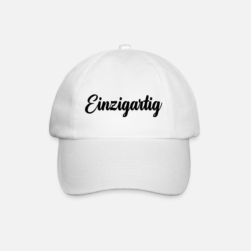 Einzigartig - Baseballkappe - Weiß/Weiß