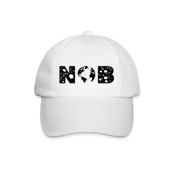 no planet B 000019 artboard 1 copy 8 - Baseball Cap - white/white - Front