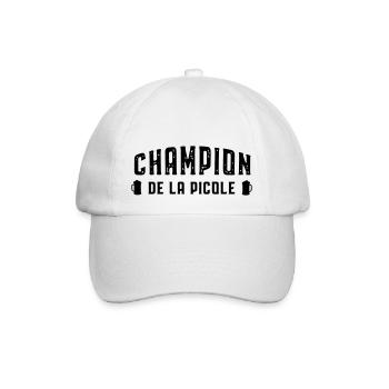 Alcool humour picoler - Casquette classique - blanc/blanc - Devant