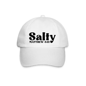 Salty Matthew 5:13 - Baseballkappe - Weiß/Weiß - Vorne