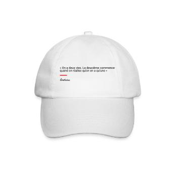 Confucius - Casquette classique - blanc/blanc - Devant